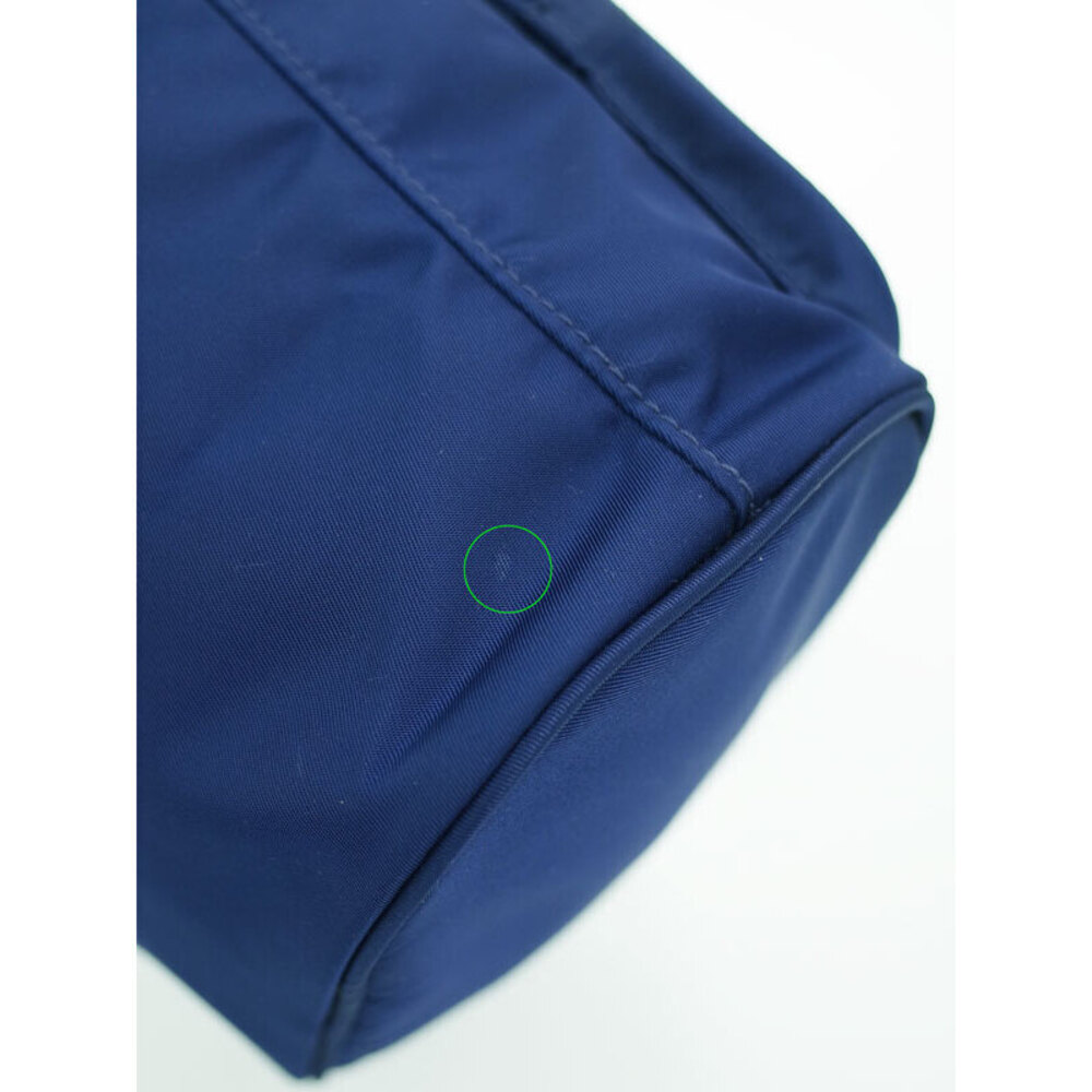 Prada Duet ReNylon Bucket Bag navy blue regenerated nylon leather trim - Picture 5 of 9